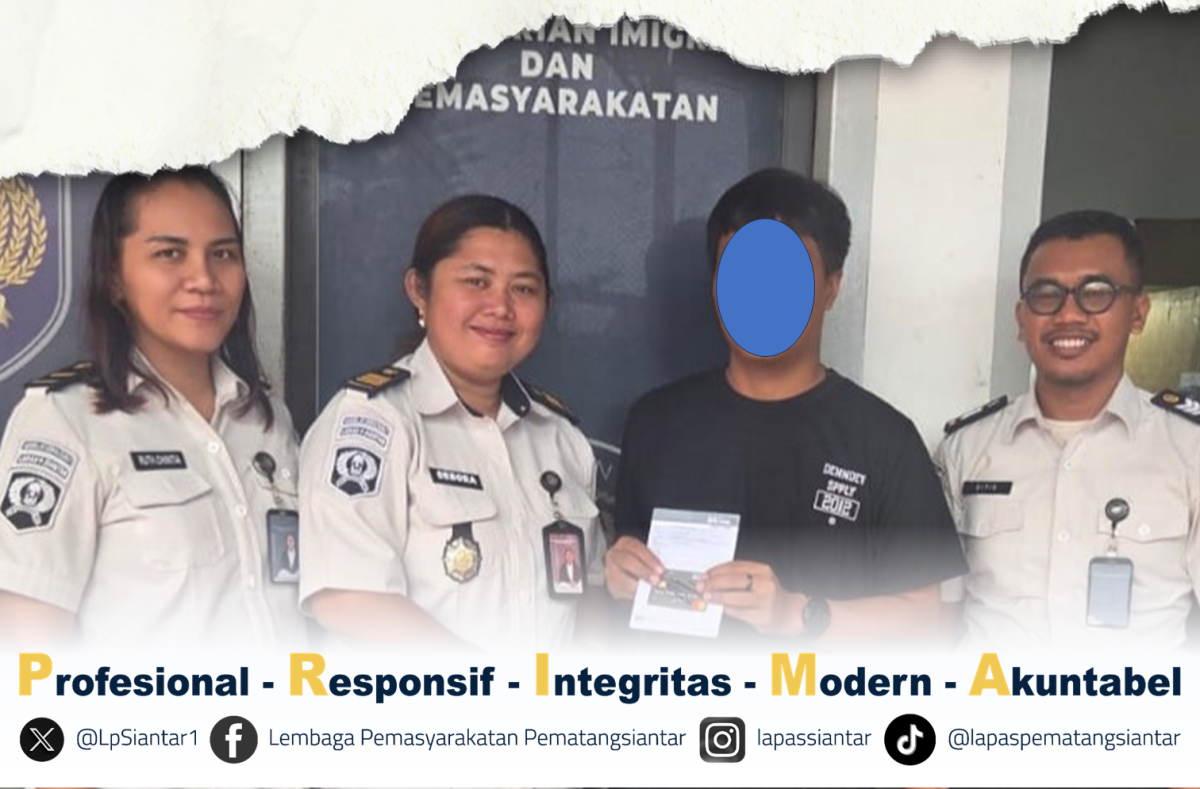 Warga Binaan Lapas Pematang Siantar Peroleh Upah dari Hasil Pembinaan Kemandirian